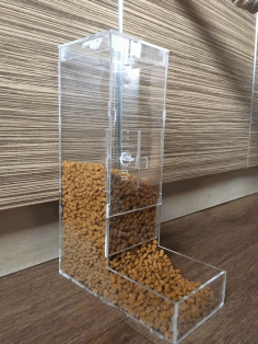Pet Feeder Acrylic For Laser Cut Free Vector File