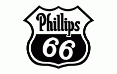 Phillips 66 Logo Free DXF File, Free Vectors File