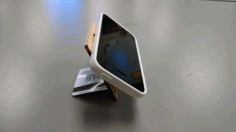 Phone Stand Drawingfor Laser Cut Free DXF File