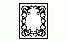 Photo Frame Free DXF File