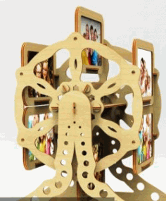 Photo Shelf For Laser Cut Free DXF File