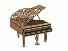 Piano For Laser Cut Free Vector File