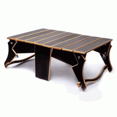 Picnic Basket Table Free DXF File