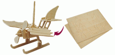Plane Free DXF File