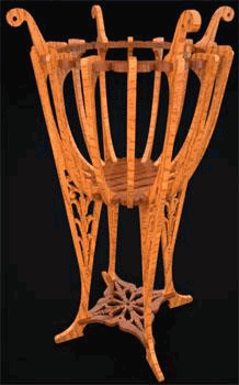 Plant Stand Support Cnc Template For Laser Cutting Free Vector File