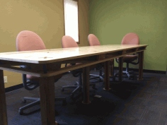 Plywood Conference Table 10 X 4 Ft For Laser Cut Free DXF File