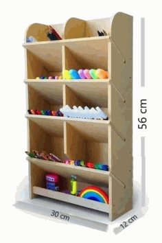 Plywood Desk Organizer Pen Holder Laser Cut Free Vector File