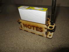 Plywood Pen And Pencil Holder Laser Cut Free Vector File