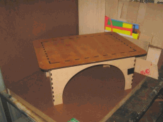 Plywood Table Free DXF File