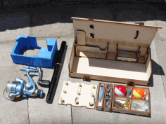 Plywood Tackle Box For Laser Cut Free Vector File