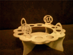 Podstavka Pod Kulich 2 For Laser Cut Free Vector File