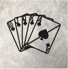 Poker Living Room Wall Decor Wall Hanging Free Vector File