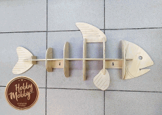 Polka Ryba Fish Shelf Free DXF File