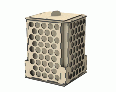 Porta Tintas Giratorio For Laser Cut Free Vector File
