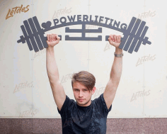 Powerlifting Medal Hanger Displayting Template For Laser Cut Free Vector File