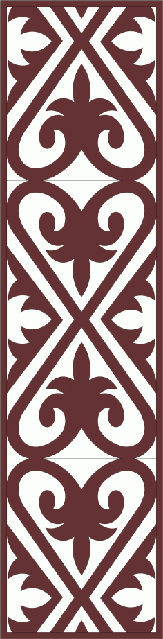 Privacy Jali Separator Indoor Outdoor Pattern Free DXF File