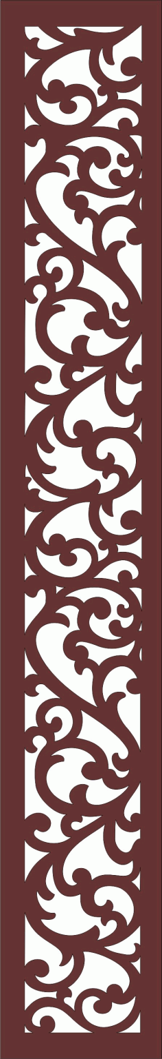 Privacy Lattice Separator Indoor Outdoor Design Free DXF File