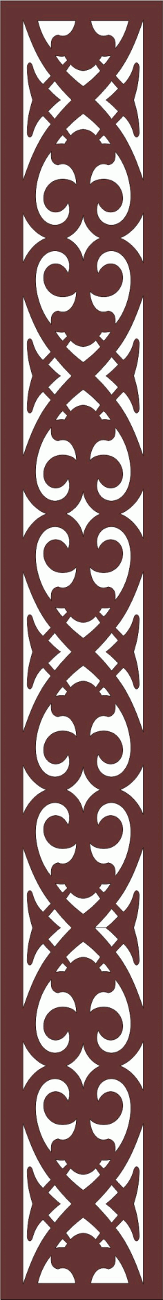 Privacy Lattice Separator Indoor Outdoor Free DXF File