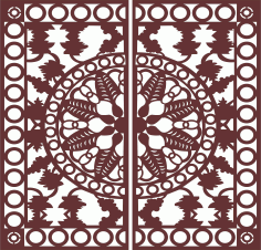 Privacy Lattice Separator Indoor Outdoor Seamless Design Free DXF File