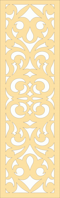 Privacy Partition Indoor Lattice Room Divider Seamless Design For Laser Cut Free Vector File