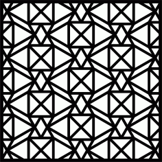 Privacy Partition Indoor Panel Floral Lattice Stencil Room Divider Seamless Design Free DXF File