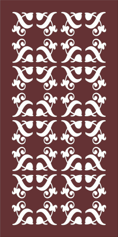 Privacy Partition Indoor Panel Lattice Room Divider Seamless Design Pattern Free DXF File
