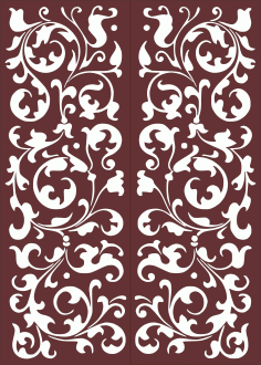 Privacy Partition Indoor Panel Room Divider Seamless Lattice Pattern Free DXF File