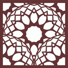 Privacy Partition Indoor Panels Grill Room Divider Seamless Design Pattern For Laser Cut Free Vector File