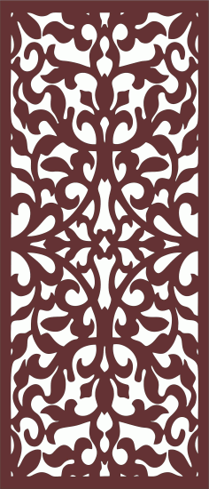 Privacy Partition Indoor Panels Room Divider Lattice Pattern Free DXF File