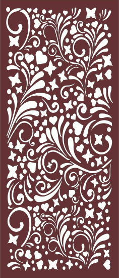 Privacy Partition Indoor Panels Room Divider Seamless For Laser Cut Free Vector File
