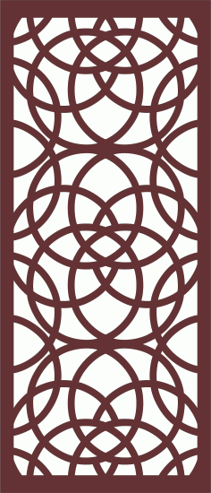Privacy Partition Indoor Panels Screen Room Divider Pattern For Laser Cutting Free DXF File