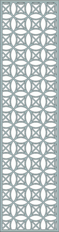 Privacy Partition Window Lattice Seamless Design For Laser Cut Free Vector File