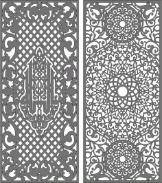 Privacy Screen Separator Indoor Outdoor Design For Laser Cut Free Vector File