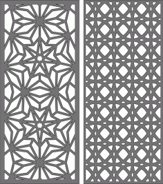Privacy Screen Separator Indoor Outdoor Screen Design For Laser Cut Free Vector File