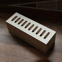 Puzzle Bottle Box Of Birch Plywood Laser Cut Free Vector File