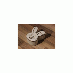 Rabbit Shape Box Free DXF File