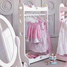 Racks For Doll Clothes Hanger For Laser Cutting Free Vector File