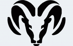 Ram Silhouette Free DXF File