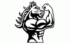 Red Horse Free DXF File