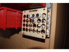 Release Battery Holder Aa Laser Cut 3d Puzzle Free DXF File