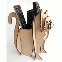Remote Control Holder For Laser Cut Free Vector File