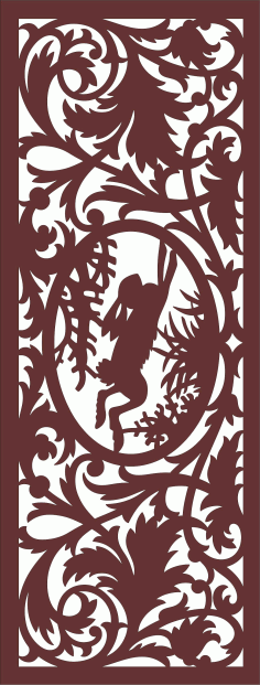 Room Divider Seamless Screen For Laser Cutting Free DXF File