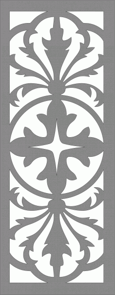 Room Divider Seamless Screen Panel Cnc Laser Cutting Free DXF File