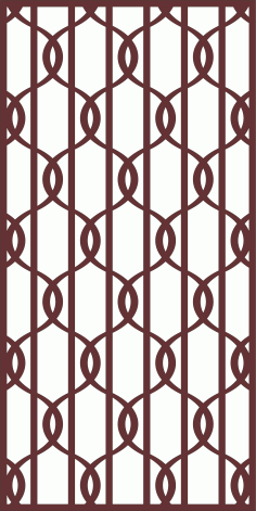 Room Divider Seamless Separator Screen Design For Laser Cutiing Free Vector File