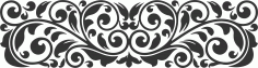 Room Jali Border Design Free DXF File