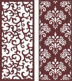 Room Partition Chinese Style For Laser Cutting Free DXF File