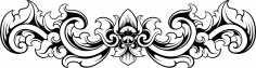 Room Seamless Jali Border Design Free DXF File