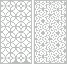 Room Separator Screen Coin Septum For Laser Cutting Free DXF File