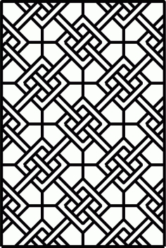 Room Separator Seamless Floral Lattice Design For Laser Cut Free Vector File