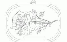 Rose Free DXF File